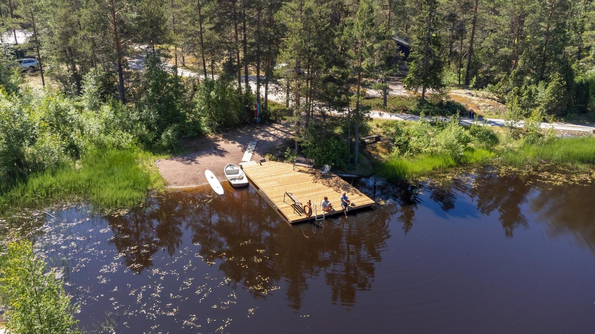 Pinetree Cottages Cozy Log Cabin Kalanti Exteriör bild