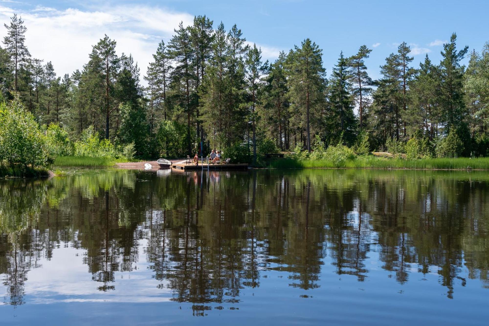 Pinetree Cottages Cozy Log Cabin Kalanti Exteriör bild