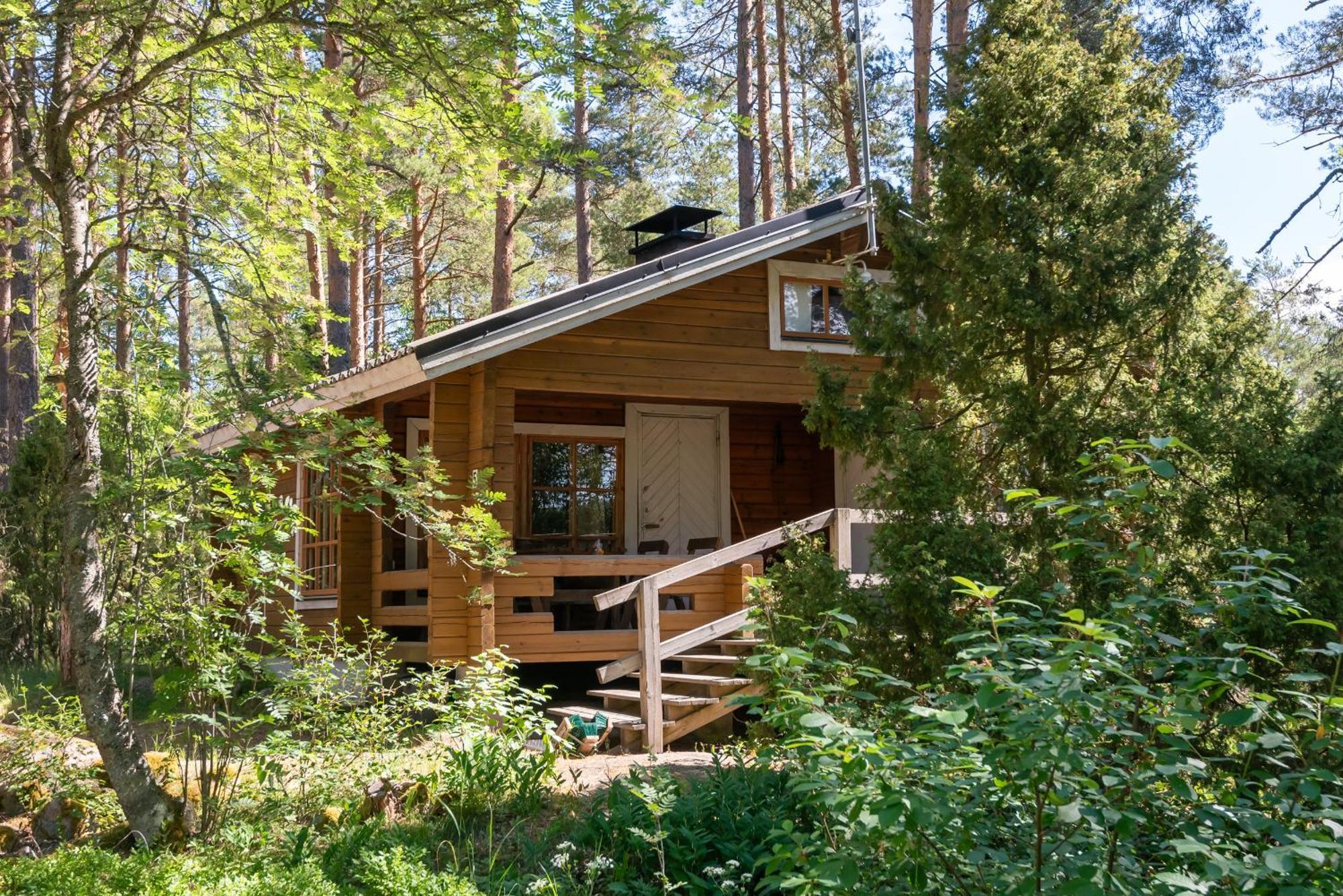 Pinetree Cottages Cozy Log Cabin Kalanti Exteriör bild